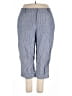 Chico's 100% Linen Chevron-herringbone Blue Linen Pants Size XL (3.5) - photo 1