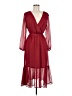Point Sur Burgundy Cocktail Dress Size 8 - photo 1