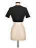 Unbranded Black Short Sleeve Turtleneck Size M - photo 2