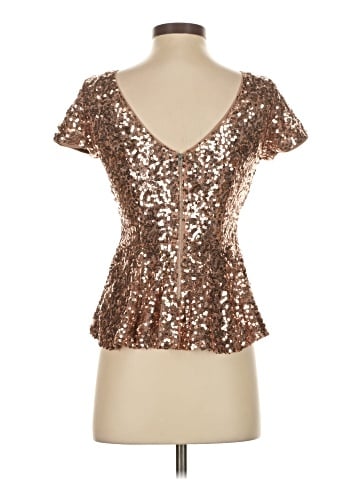 Green Envelope Short Sleeve Blouse (view 2)