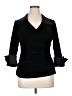 JS Collections Black 3/4 Sleeve Blouse Size 14 - photo 1
