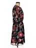 Ann Taylor LOFT 100% Polyester Floral Black Casual Dress Size 8 - photo 4