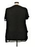 Loralette 100% Polyester Black Short Sleeve Top Size 3X - photo 2