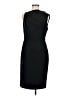 Vince Camuto Solid Black Cocktail Dress Size 8 - photo 1