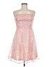 Shein 100% Polyester Pink Cocktail Dress Size 8 - 10 - photo 1