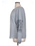 Adiva 100% Polyester Gray Long Sleeve Blouse Size L - photo 5