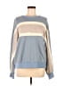 In Loom Color Block Blue Pullover Sweater Size M - photo 1