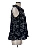 CAbi 100% Polyester Black Sleeveless Blouse Size M - photo 4