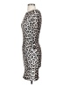 Topshop Animal Print Gray Cocktail Dress Size 4 - photo 5