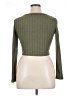 Shein Green Long Sleeve Top Size L - photo 2