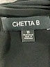 Chetta B Solid Black Cocktail Dress Size 10 - photo 7