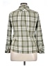 Talbots Checkered-gingham Green Long Sleeve Button-Down Shirt Size L - photo 2