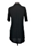 H By Halston 100% Polyester Black Short Sleeve Blouse Size XS - photo 2