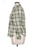 Talbots Checkered-gingham Green Long Sleeve Button-Down Shirt Size L - photo 5