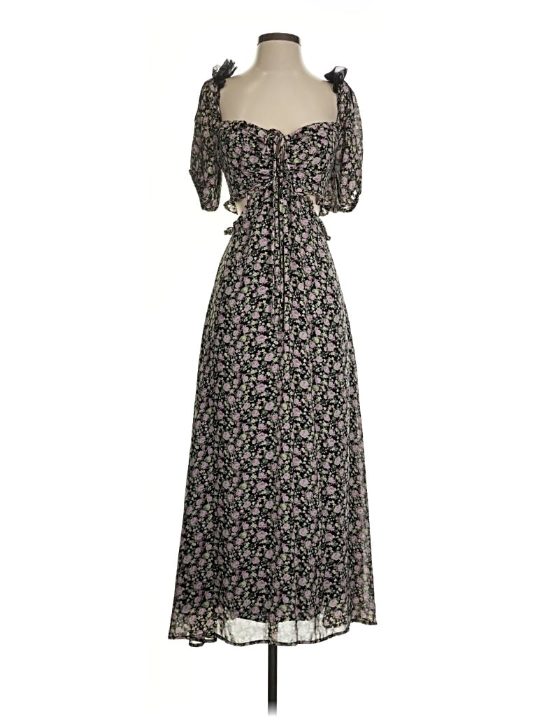 Pre-owned Astr Casual Dress In Black