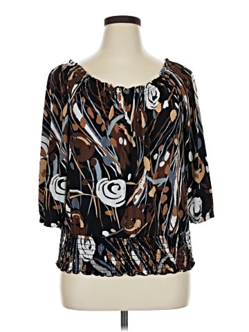 Sunny Leigh 3/4 Sleeve Blouse (view 1)
