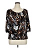 Sunny Leigh Black 3/4 Sleeve Blouse Size XL - photo 1