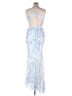 Jovani 100% Polyester Blue Cocktail Dress Size 14 - photo 2