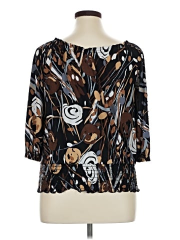 Sunny Leigh 3/4 Sleeve Blouse (view 2)