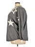 Aaeda Stars Gray Long Sleeve Top Size 3X - photo 5
