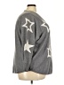 Aaeda Stars Gray Long Sleeve Top Size 3X - photo 4
