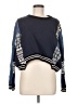 Pilcro Plaid Blue Pullover Sweater Size M - photo 1