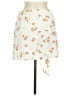 Zara Floral White Ivory Casual Skirt Size M - photo 2