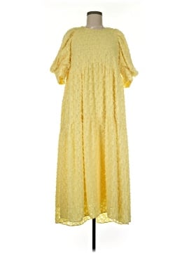 green emerald velvet dress IC Collection Dress 6135D F24 M / Mustard main image 0