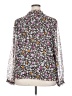 Ann Taylor Floral Multi Color Purple Long Sleeve Blouse Size XXL - photo 2