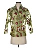 Connie Roberson Floral Green 3/4 Sleeve Blouse Size S - photo 1