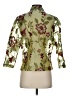 Connie Roberson Floral Green 3/4 Sleeve Blouse Size S - photo 2