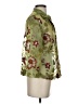Connie Roberson Floral Green 3/4 Sleeve Blouse Size S - photo 4
