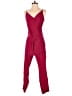 Rory Beca 100% Silk Solid Burgundy Jumpsuit Size XS - photo 1