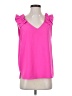 Vanilla Bay 100% Polyester Pink Sleeveless Blouse Size S - photo 1