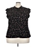 Assorted Brands Stars Black Sleeveless Blouse Size 3X (estimated) - photo 1