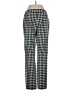 Diane von Furstenberg Checkered-gingham Black Casual Pants Size 2 - photo 2