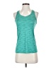 Nike 100% Polyester Teal Active Tank Size S - photo 1