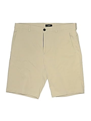 Theory Khaki Shorts (view 1)