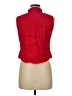 No Boundaries Red Sleeveless Button-Down Shirt Size M - photo 2