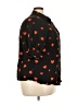 Unbranded 100% Polyester Hearts Black 3/4 Sleeve Blouse Size 3X - photo 4