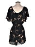 Billabong Floral Black Romper Size S - photo 2