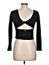 Fabletics Black 3/4 Sleeve T-Shirt Size L - photo 2
