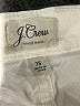 J.Crew Solid White Denim Skirt Size 25 waist - photo 4