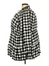Torrid Checkered-gingham Black 3/4 Sleeve Blouse Size 4X Plus (4) - photo 5