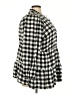 Torrid Checkered-gingham Black 3/4 Sleeve Blouse Size 4X Plus (4) - photo 4