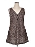 Unbranded 100% Polyester Animal Print Brown Casual Dress Size XL - photo 1