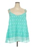 Torrid 100% Rayon Teal Sleeveless Blouse Size 2X Plus (2) - photo 1