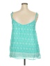 Torrid 100% Rayon Teal Sleeveless Blouse Size 2X Plus (2) - photo 2
