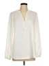 Halogen 100% Polyester Ivory Long Sleeve Blouse Size L - photo 1