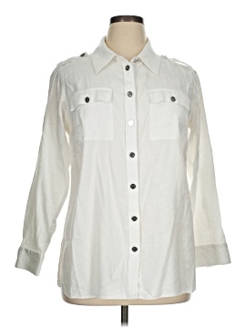 Michael Michael Kors 3/4 Sleeve Button Down Shirt